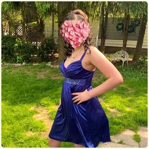 GORGEOUS Blue Prom/Cocktail dress- size medium